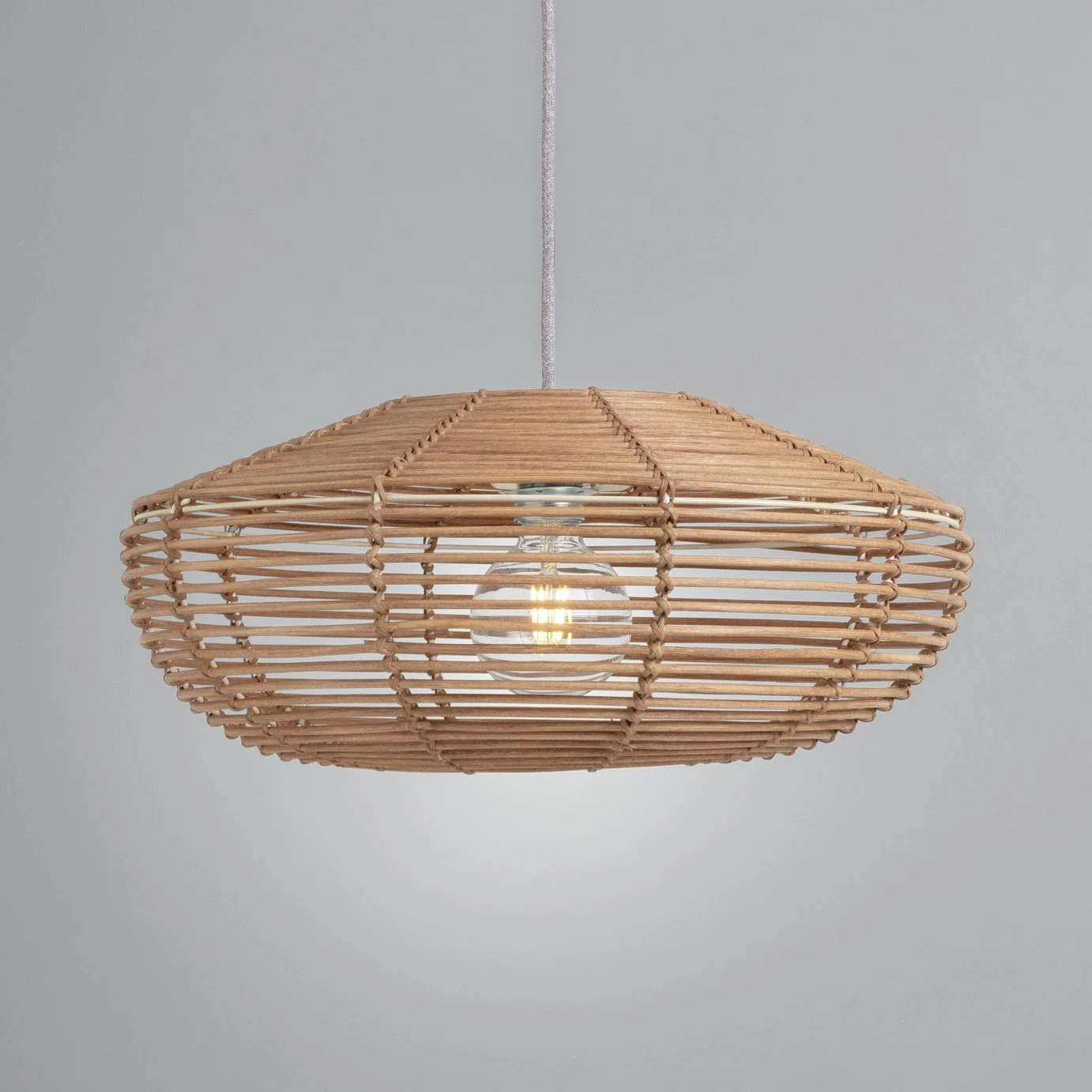 Habitat Mariana Rattan Pendant Shade - Bamboo - Image 6
