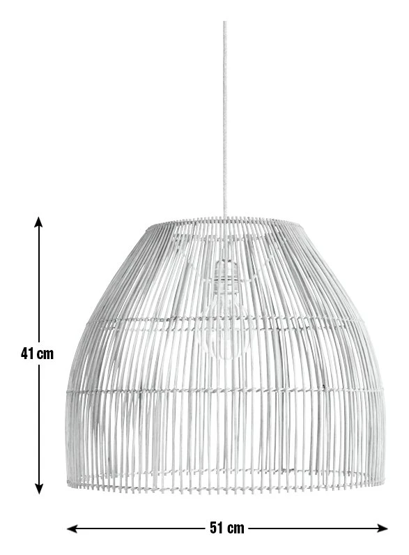 Habitat Emillius Rattan Pendant Shade - Image 3