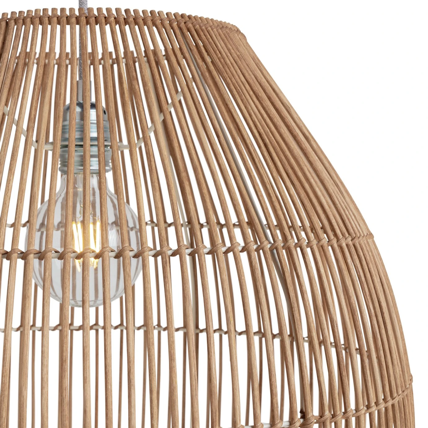 Habitat Emillius Rattan Pendant Shade - Image 4