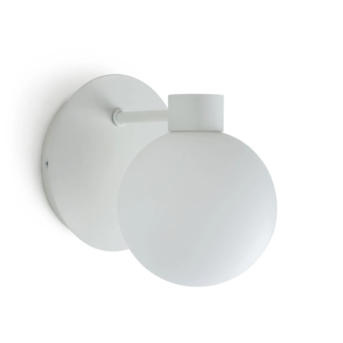 Habitat Opal Glass Wall Light - White