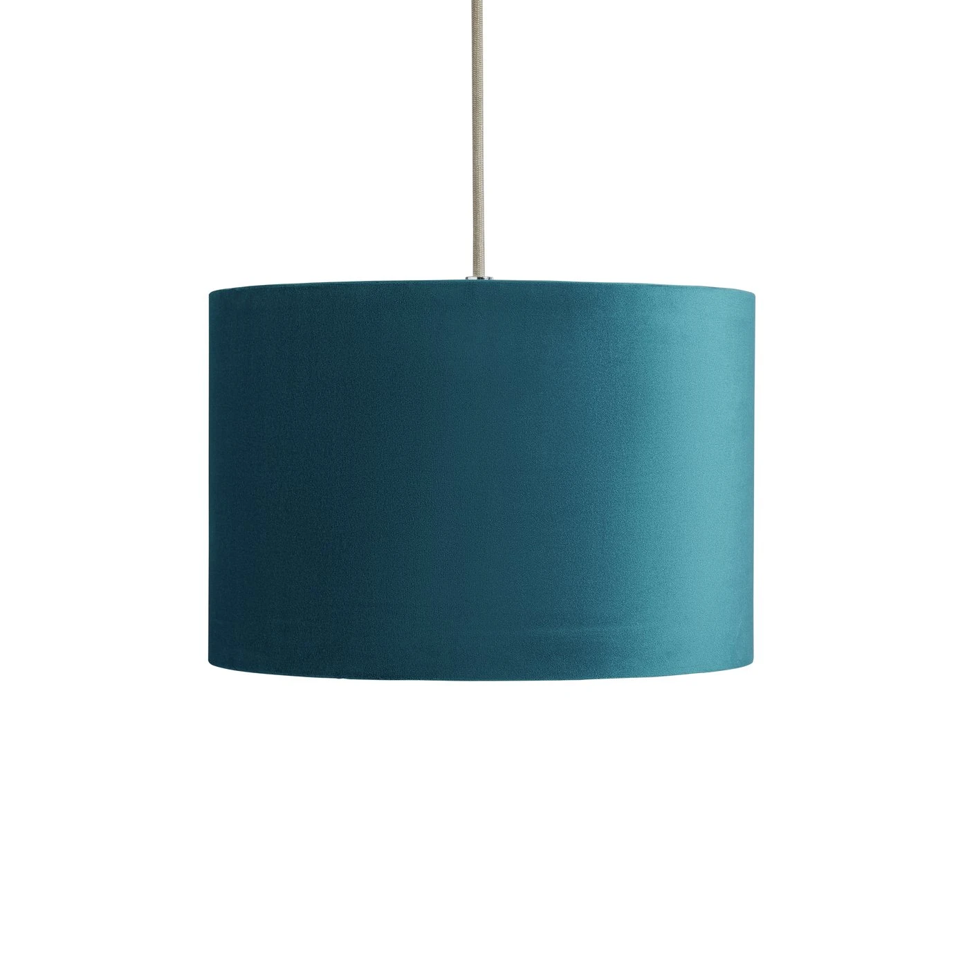 Habitat 30cm Velvet Shade - Teal
