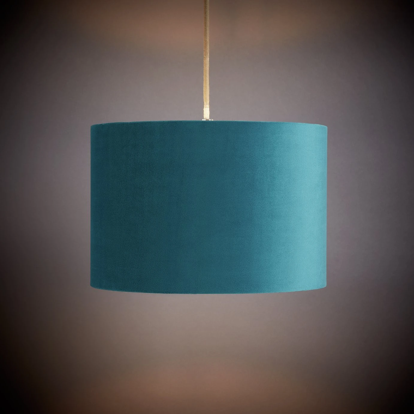 Habitat 30cm Velvet Shade - Teal - Image 2
