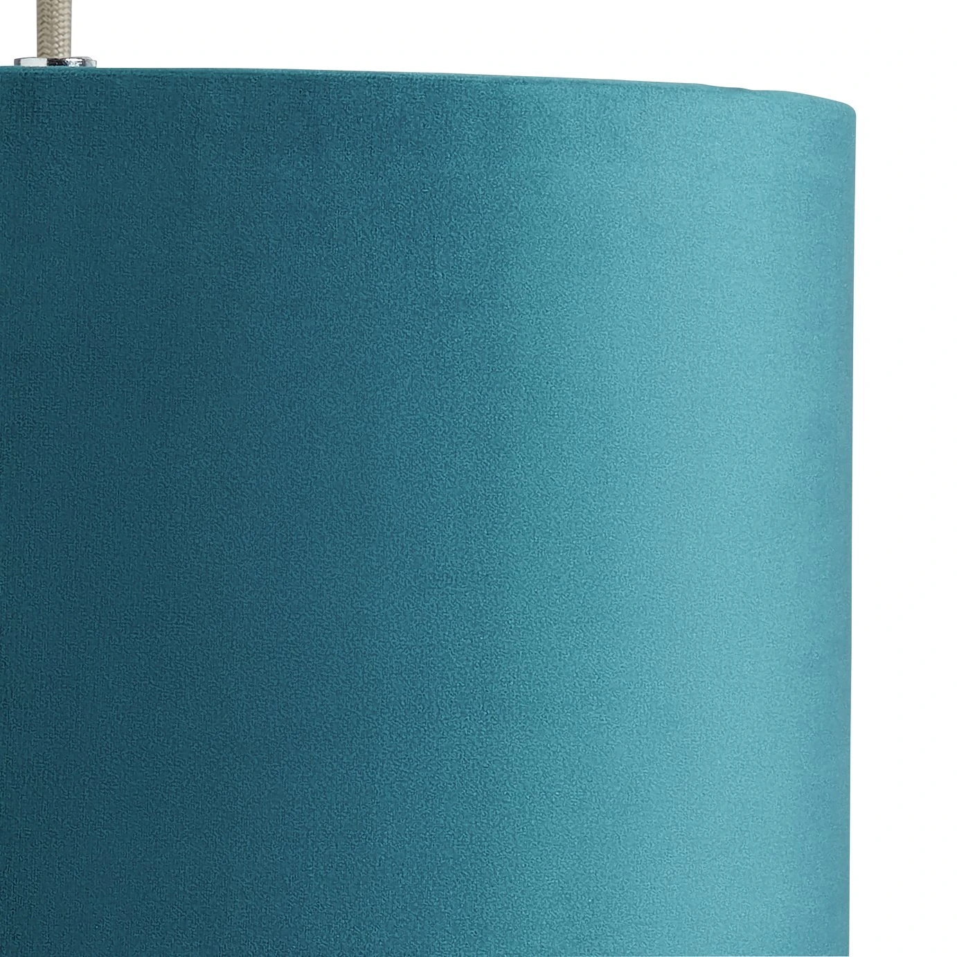 Habitat 30cm Velvet Shade - Teal - Image 3