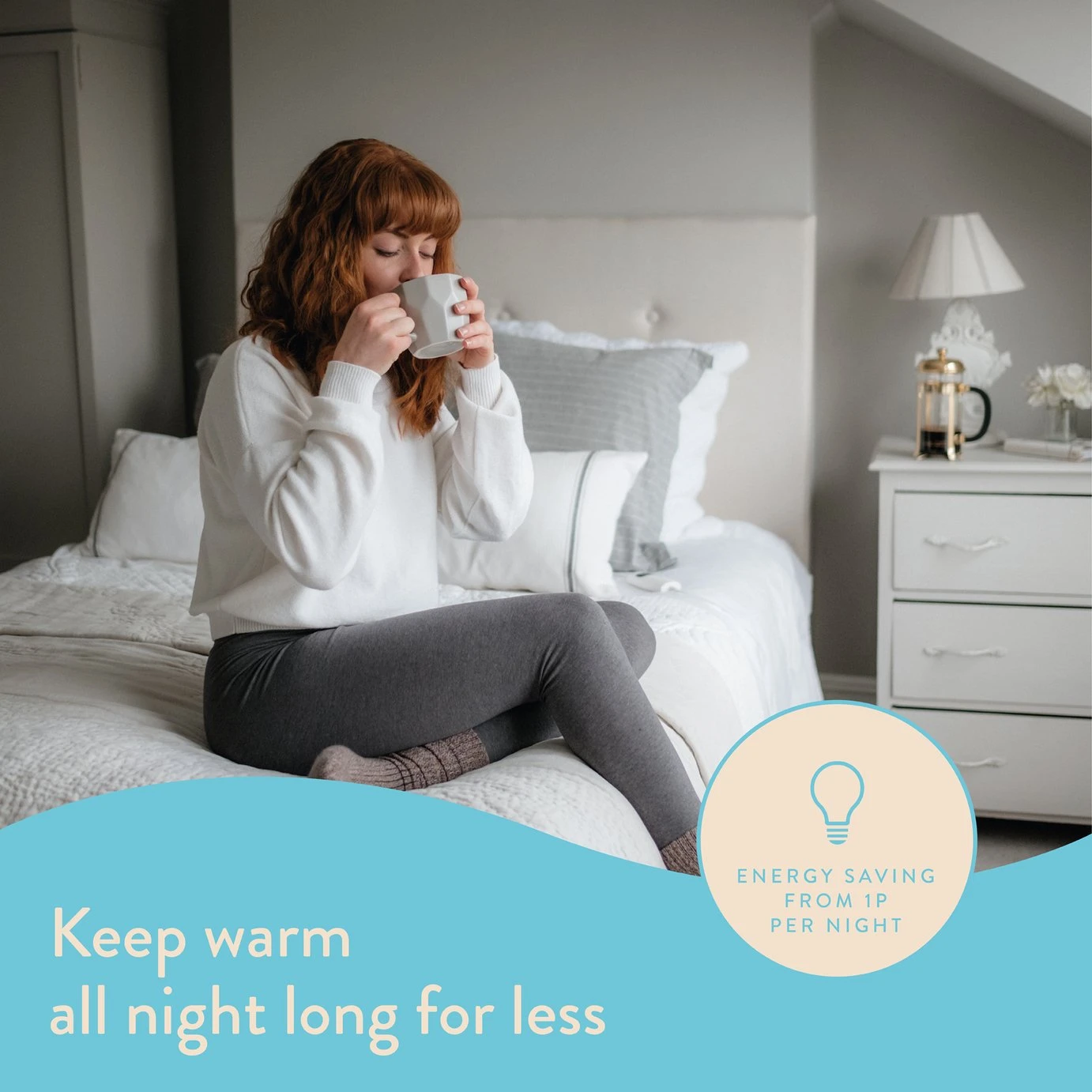 Dreamland Antibacterial Heated Underblanket - Kingsize - Image 3