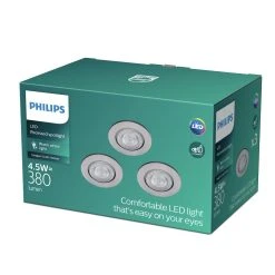 Philips Philip Taragon Nickel Recessed Spotlight - Set Of 3