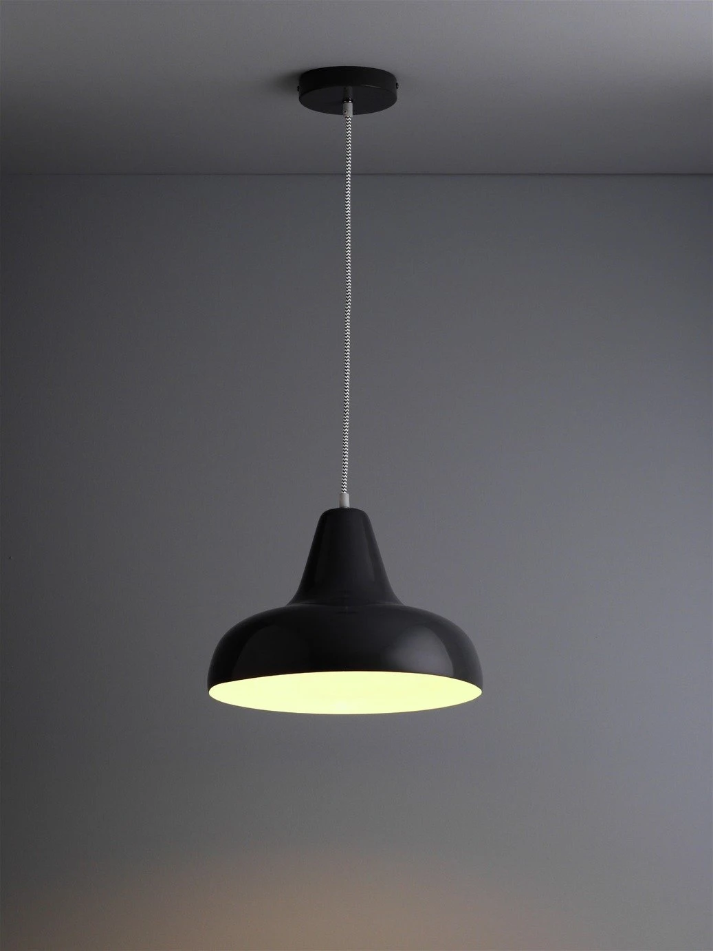 Habitat Aerial Spun Aluminium Pendant Light - Grey - Image 2