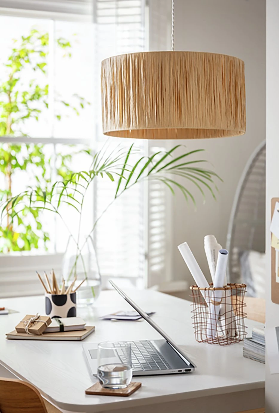 Habitat Salto Raffia Ceiling Shade - Image 6