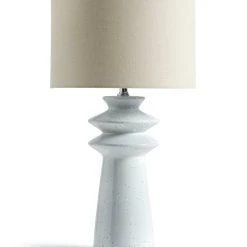 Habitat Astraeus Ceramic Table Lamp - White & Cream
