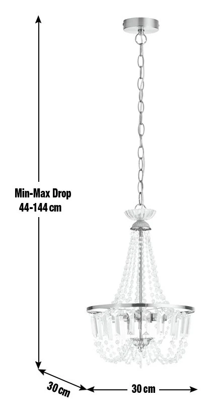 Habitat Capella Empire Chandelier - Brushed Brass - Image 3