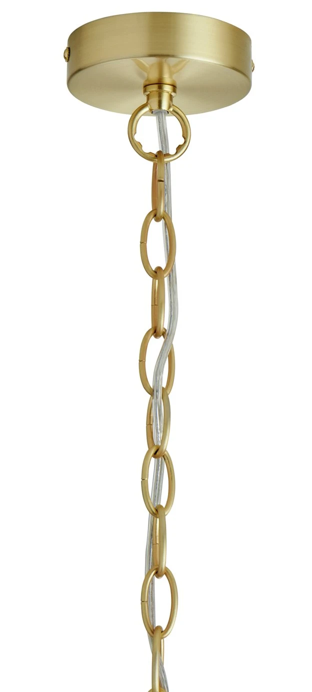 Habitat Capella Empire Chandelier - Brushed Brass - Image 5