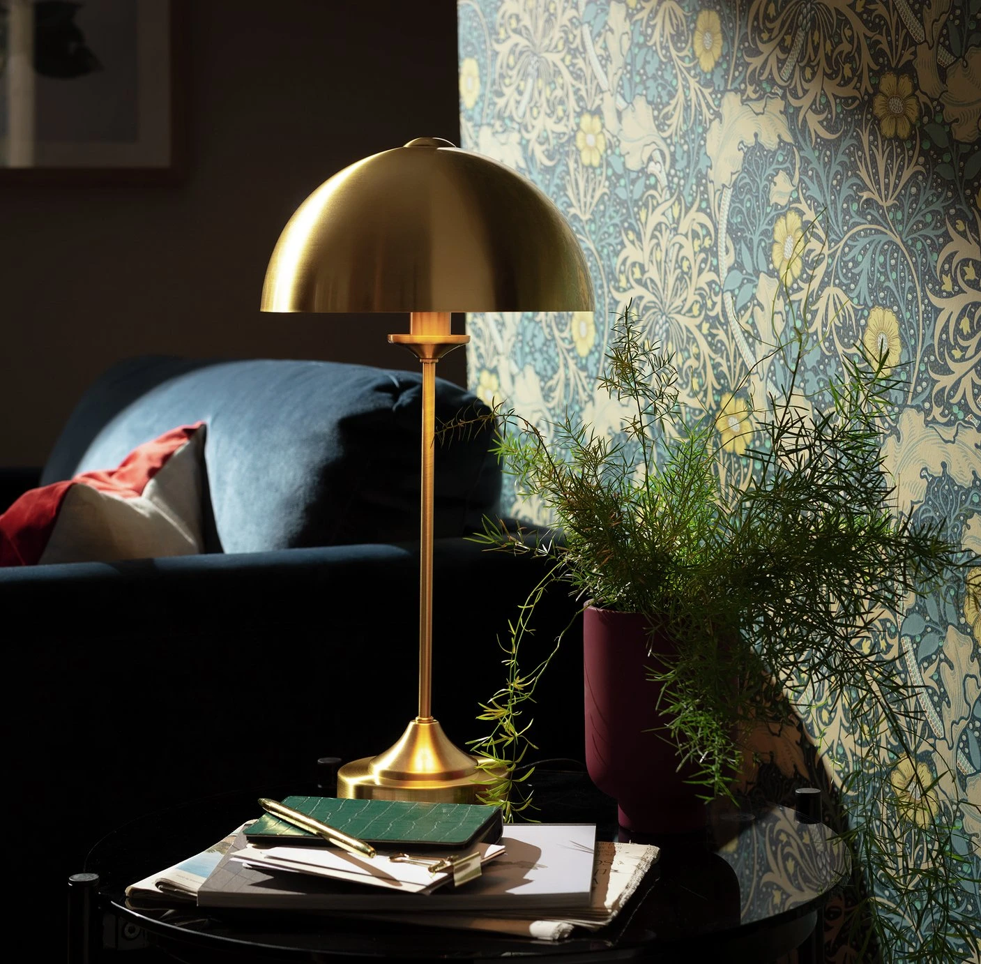 Habitat Tempe Table Lamp - Brass - Image 2