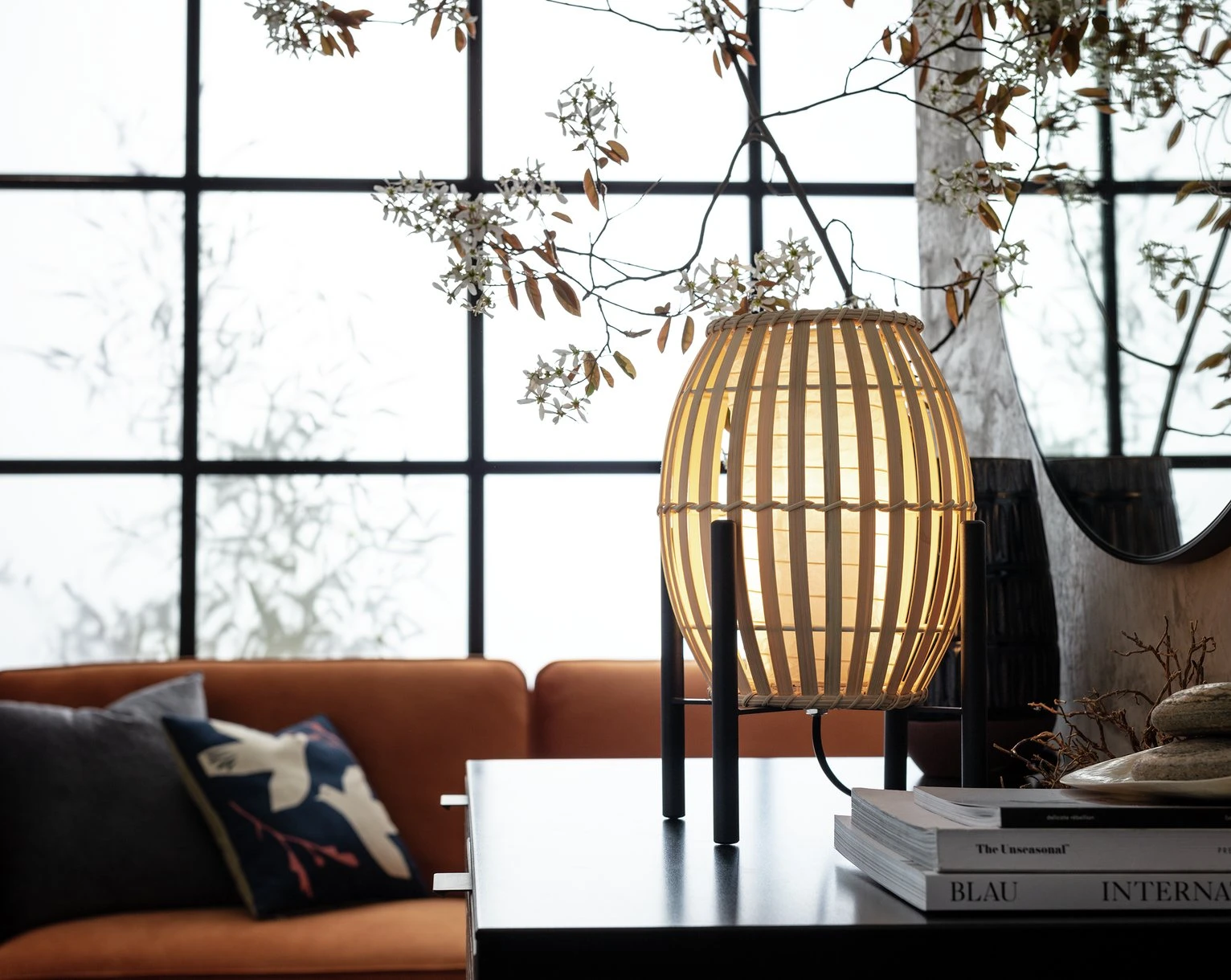 Habitat Aoki Bamboo Table Lamp - Image 7