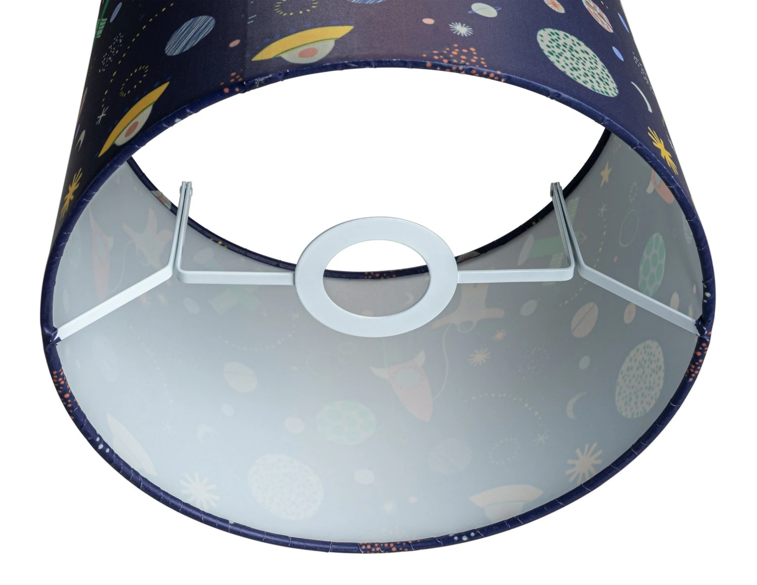 Habitat Kids Space Glow In The Dark 25cm Drum Shade - Blue - Image 4