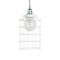 Habitat Cepheus Small Wire Shade - White