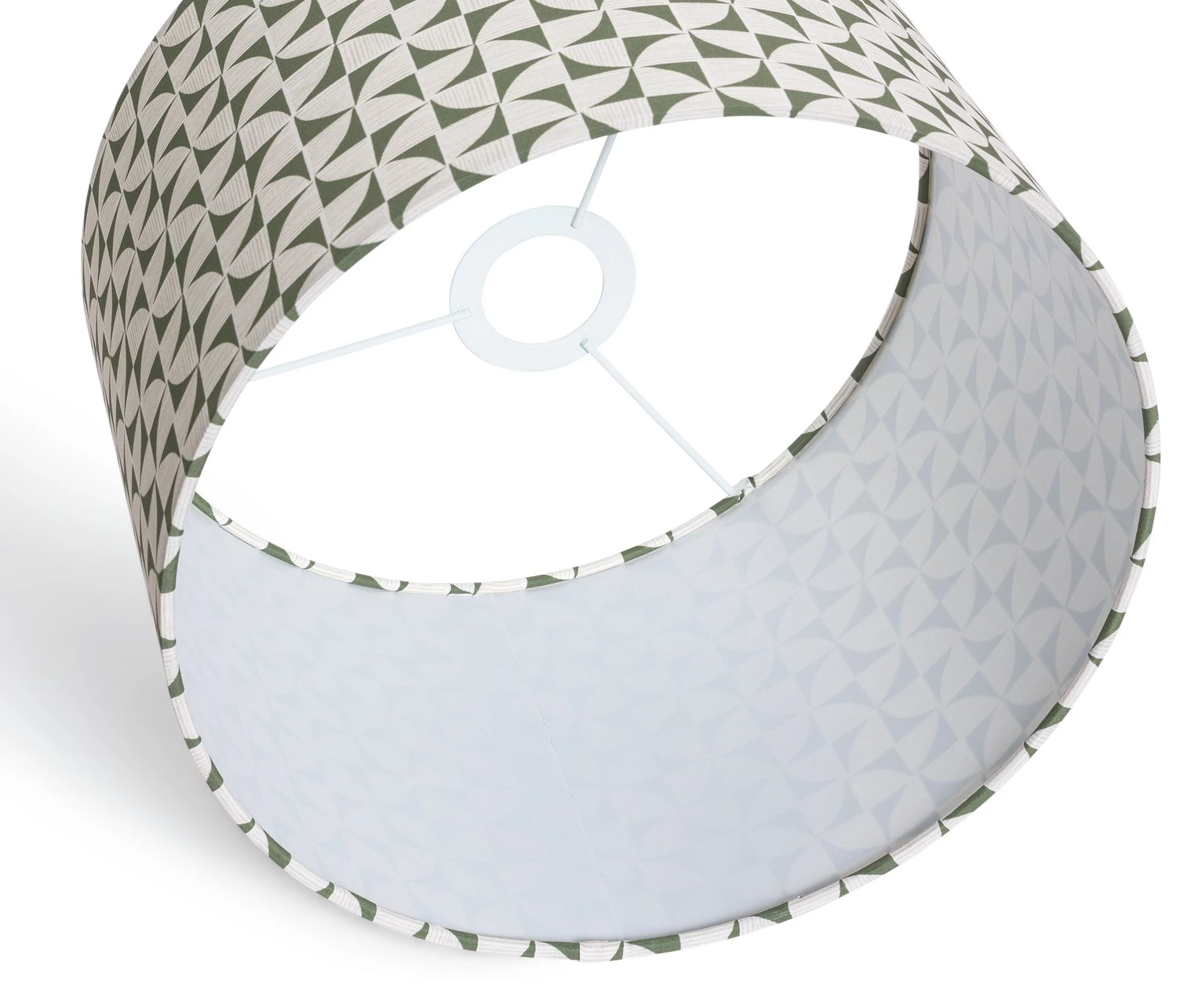 Habitat Cabin Retreat 30cm Block Shade - Green And White - Image 4