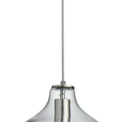 Habitat Ori Dimple Glass Pendant - Clear