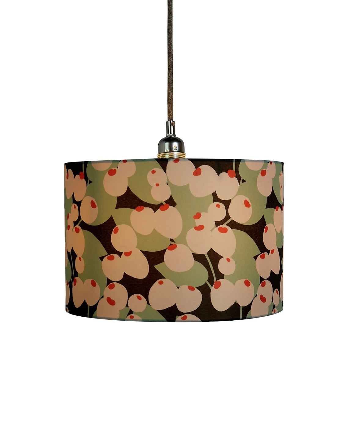 Habitat Cruz Scandi Printed 30cm Drum Shade - Image 3