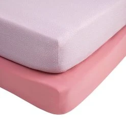 Habitat Kids Enchanted Pink 2 Pack Fitted Sheet - Toddler