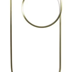 Habitat Pill LED Floor Lamp - Brushed Brass