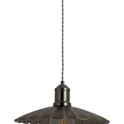 Habitat Pixie Pewter Metal Pendant Light - Nickel Finish