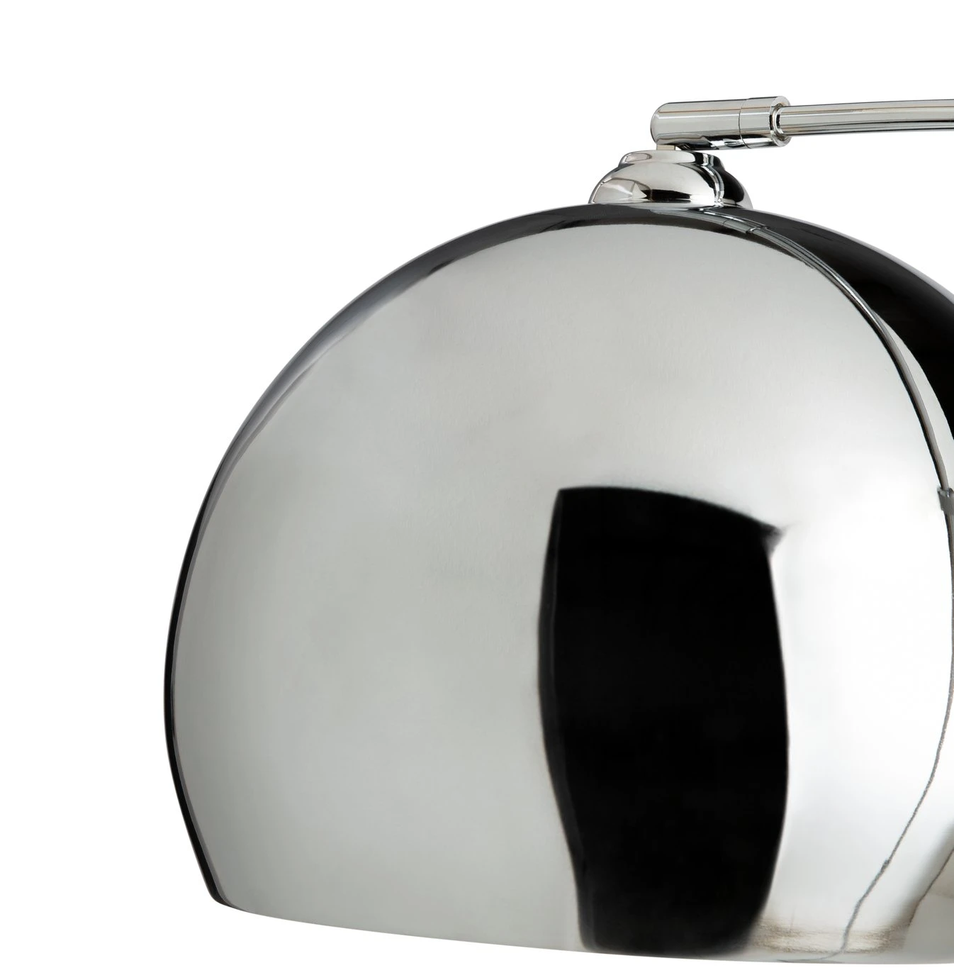 Habitat Nalone Arc Floor Lamp – Chrome & Marble - Image 4