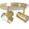Habitat 3 Light Spotlight Plate - Brass
