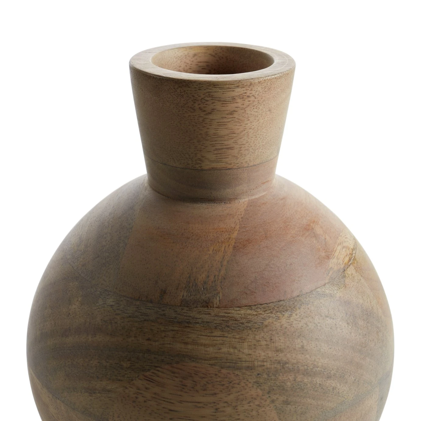 Habitat Mango Wood Vase - Natural - Image 4