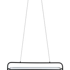 Habitat Metal LED Bar Pendant Light - Black