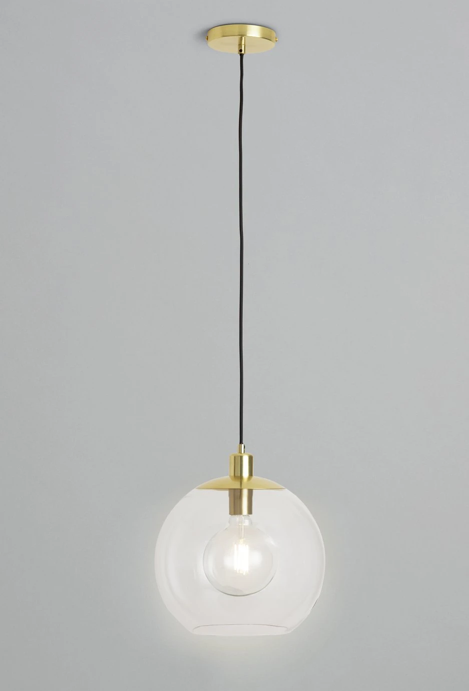 Habitat Coleman Metal Pendant Light - Gold - Image 3
