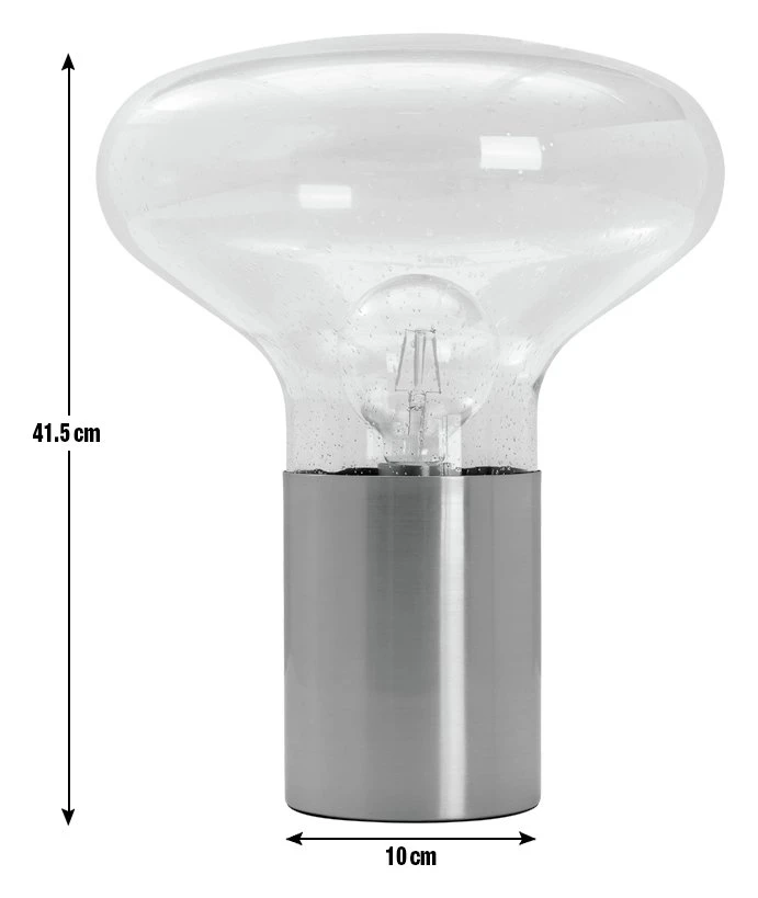 Habitat Marlow Glass Table Lamp - Gold - Image 3