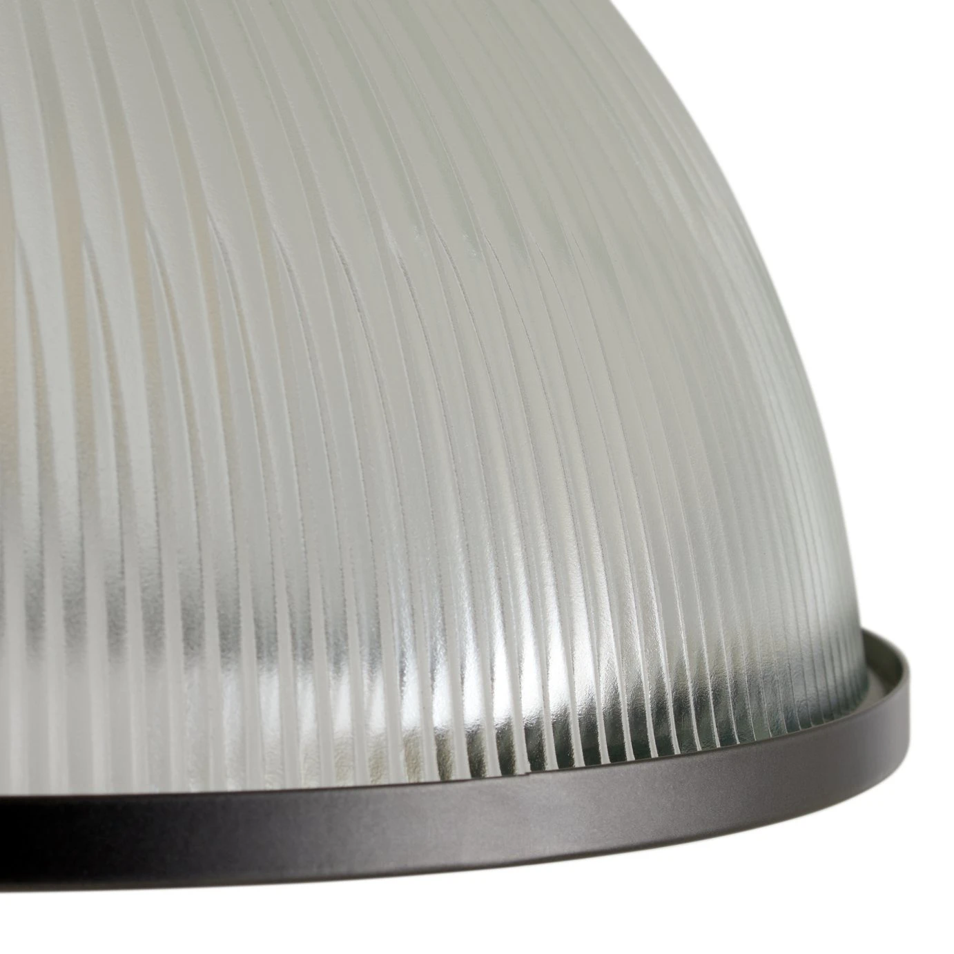 Habitat Eumee Pressed Glass Flush To Ceiling Light - Clear - Image 3