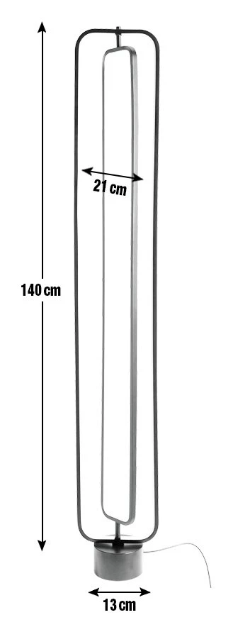 Habitat Sio LED Floor Lamp - Black - Image 3