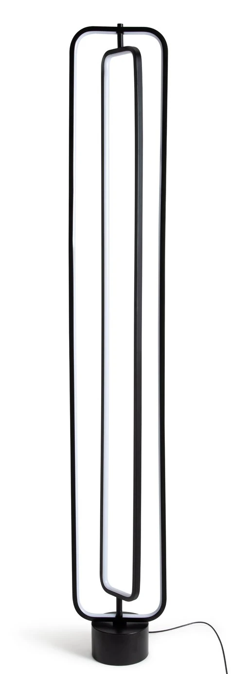 Habitat Sio LED Floor Lamp - Black