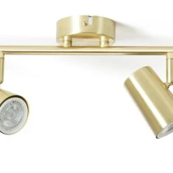 Habitat Este 4 Light Spot Light - Brass